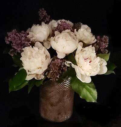 Peonies and lilac oh my